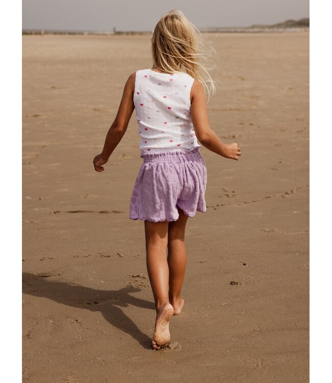 Wit hemdje Pointel Hartjes