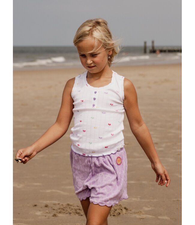 Wit hemdje Pointel Hartjes