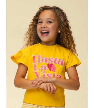 LOOXS Little T-shirt Yellow Hasta La Vista