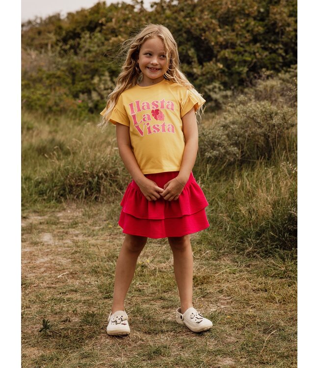 T-shirt Geel Hasta La Vista