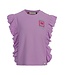 T-shirt ribjersey Lila