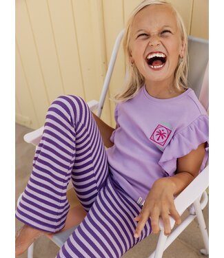 LOOXS Little T-shirt ribjersey Lila