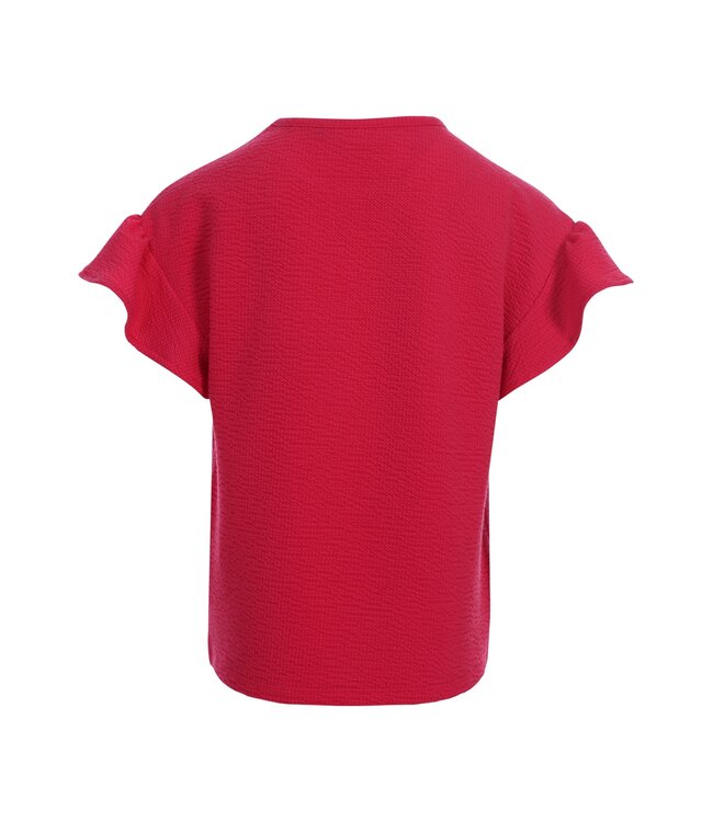 Crinkle-T-Shirt Pink