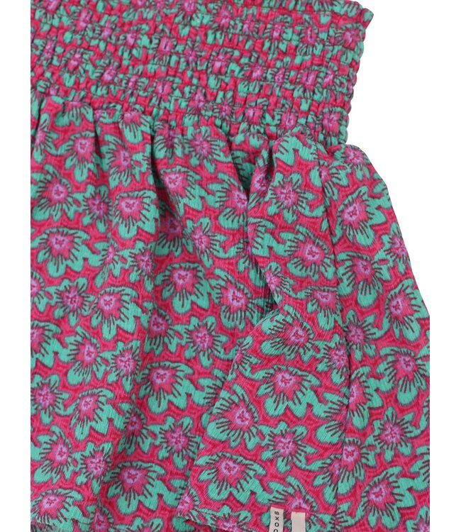 Smocked Skirt Bright Lotus