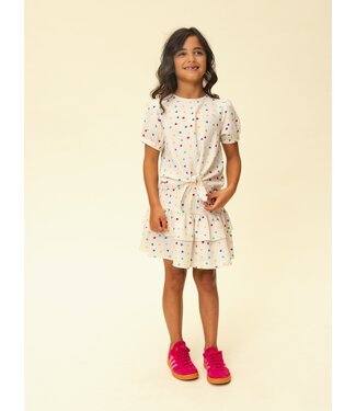 LOOXS Little Stroken rokje Offwhite Little Hearts