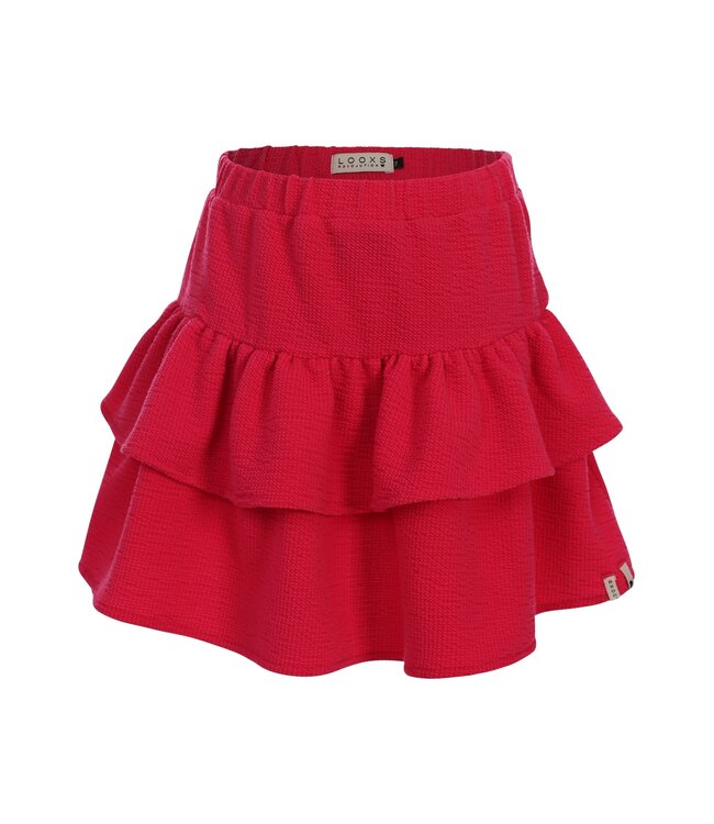 Stroken rokje Warm Pink