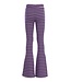 Flared Pants Purple / Lilac Stripe