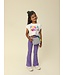 Flared Pants Purple / Lilac Stripe
