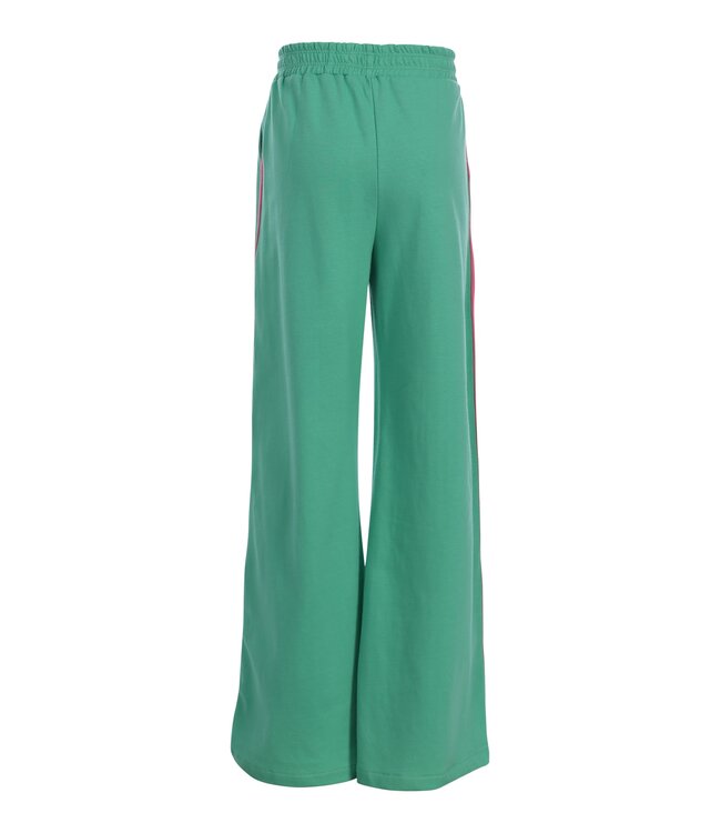 Wide leg sweat broekje Fris Groen