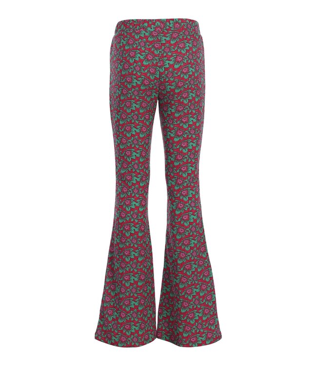 Flared crinkle pants Bright Lotus