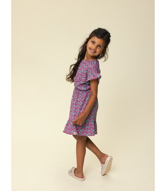 LOOXS Little Summer Dress Bright Lotus Crinkle