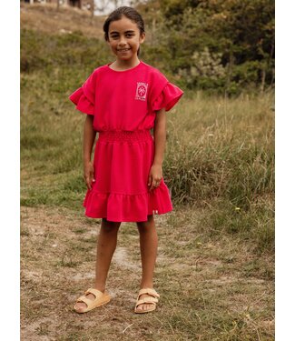 LOOXS Little Zomerjurk Warm Pink