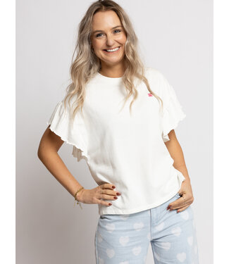 LXS the female concept LXS Mouwloze sweater Offwhite