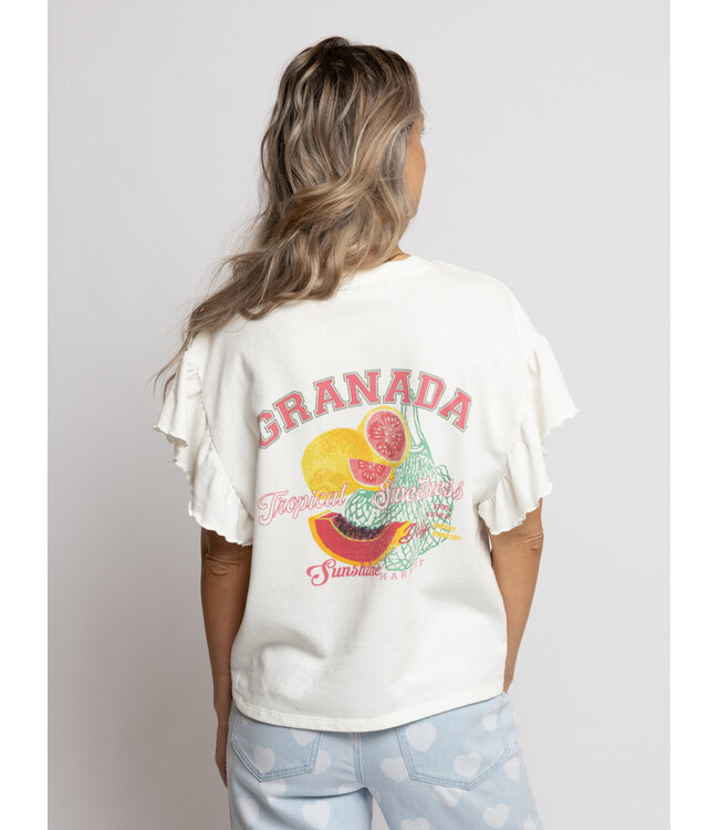 LXS Ärmelloser Pullover Off-White