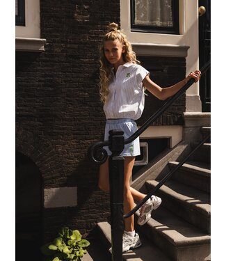 LOOXS 10sixteen Sleeveless blouse striped and stones