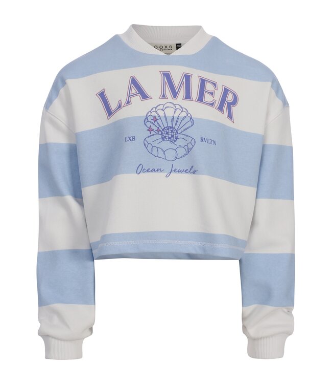 Sweater stripe Blue La Mer