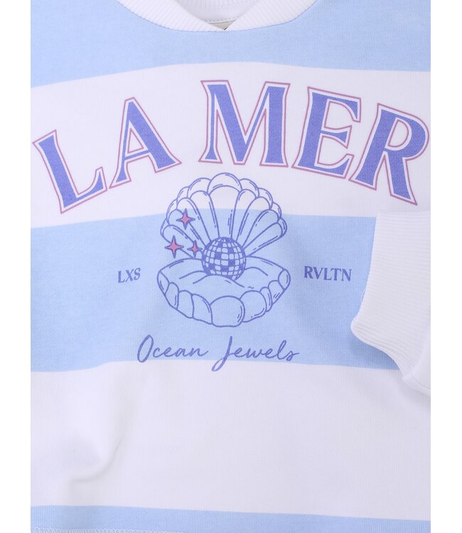 Sweater stripe Blue La Mer