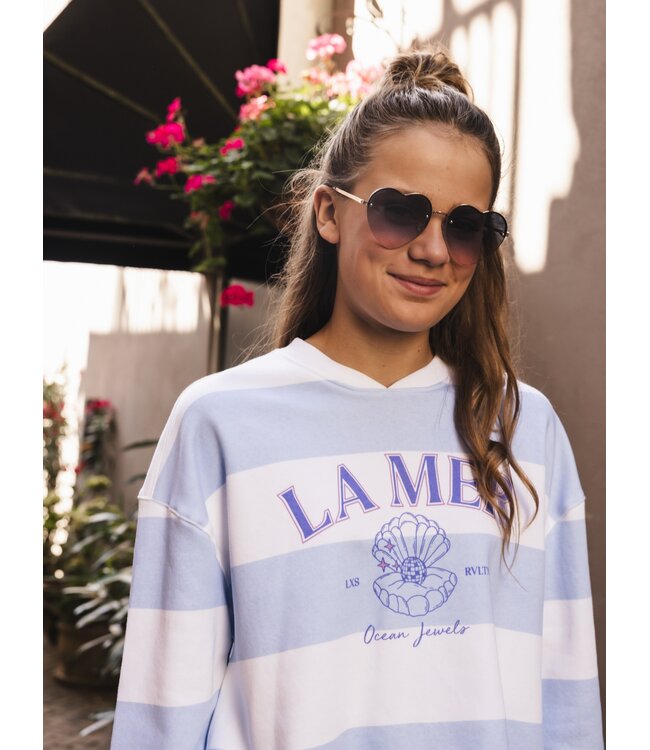 Sweater stripe Blue La Mer