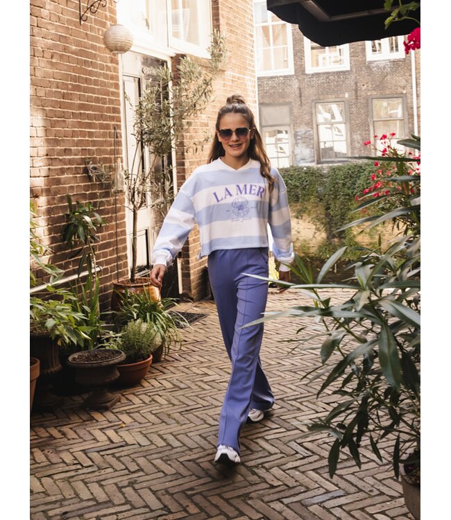 Sweater streep Blue La Mer
