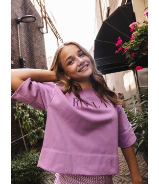 LOOXS 10sixteen Fliederfarbenes Sweatshirt Heavy Jersey