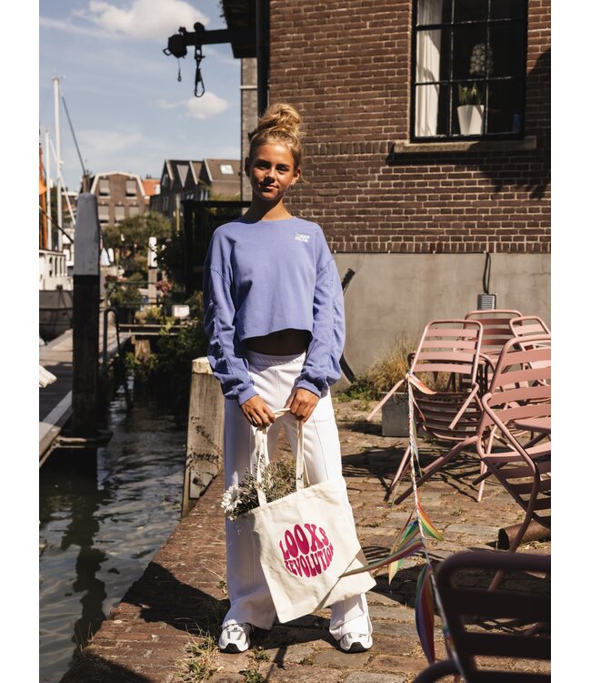 Cropped Sweater Lavendel