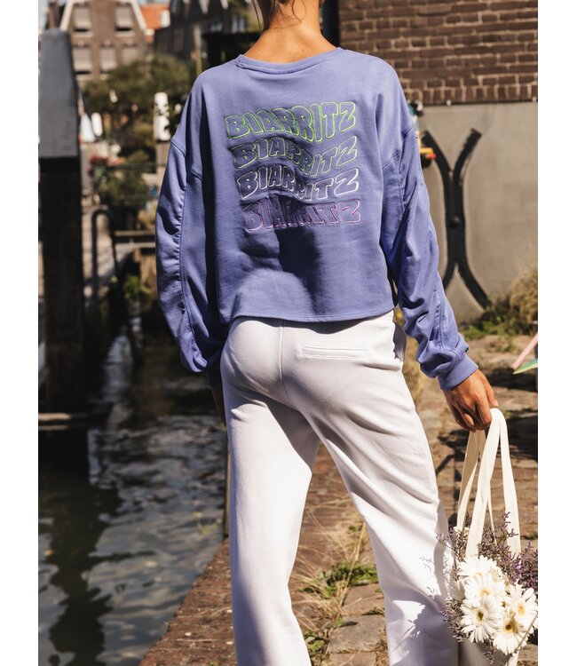 Cropped Sweater Lavendel