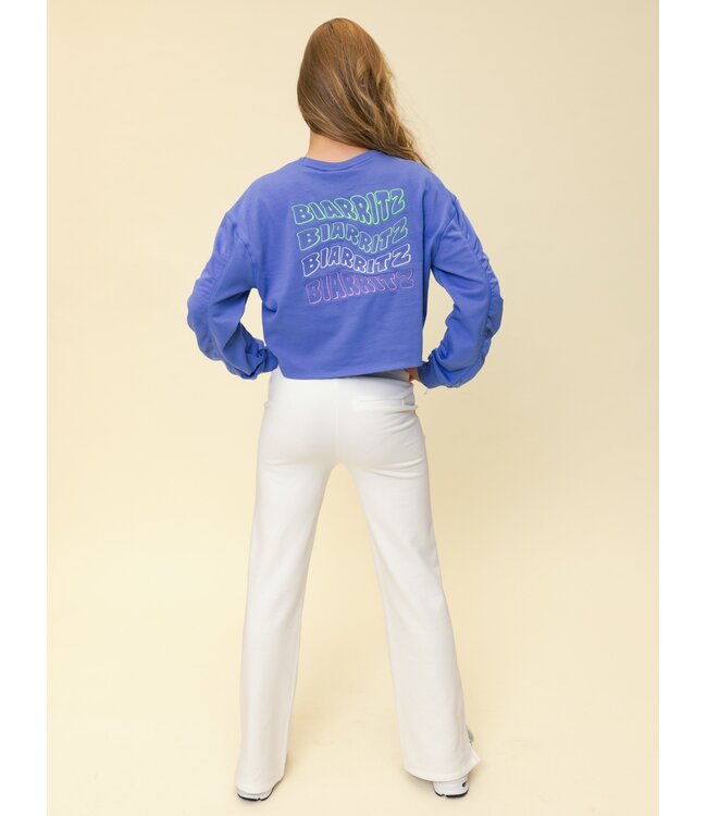 Kurzer Pullover Lavendel