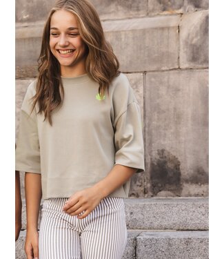 LOOXS 10sixteen Top groen RVLTN Light jersey sweat