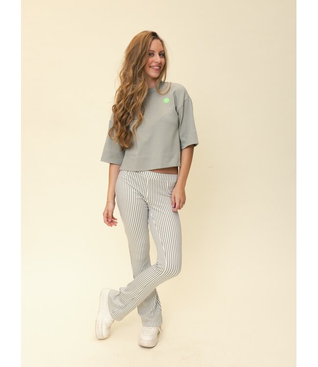 Top groen RVLTN Light jersey sweat