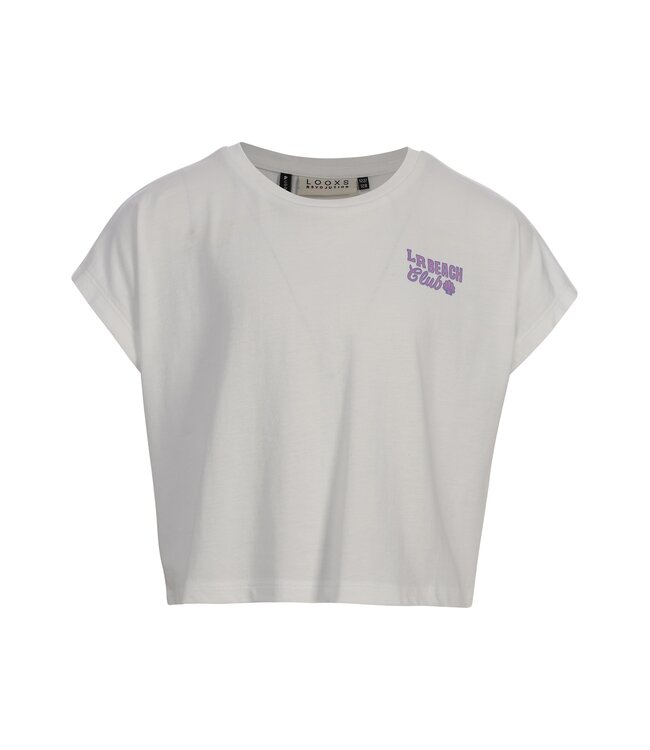 Weißes T-Shirt Baumwoll-Modal