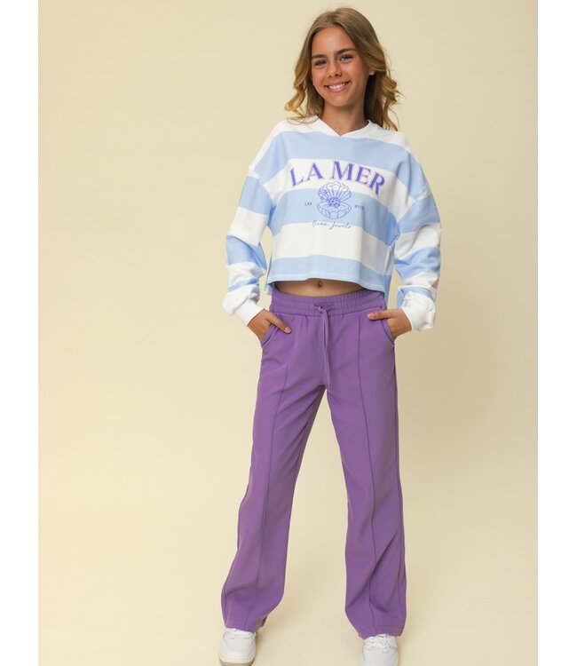 Sporty wide leg Lilac