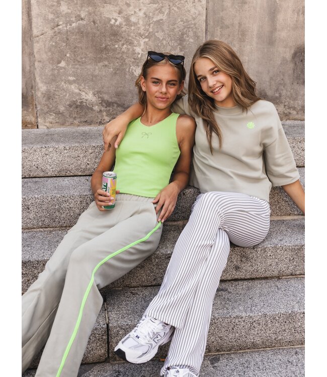 Sweat pants Straight Leg Green