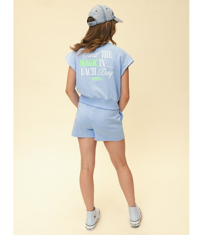 Sweat shorts light blue