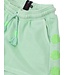 Sweat short washed lime groen