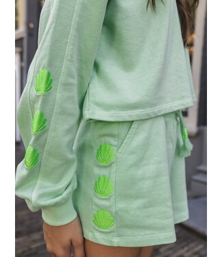 LOOXS 10sixteen Hellgrüne Sweatshorts