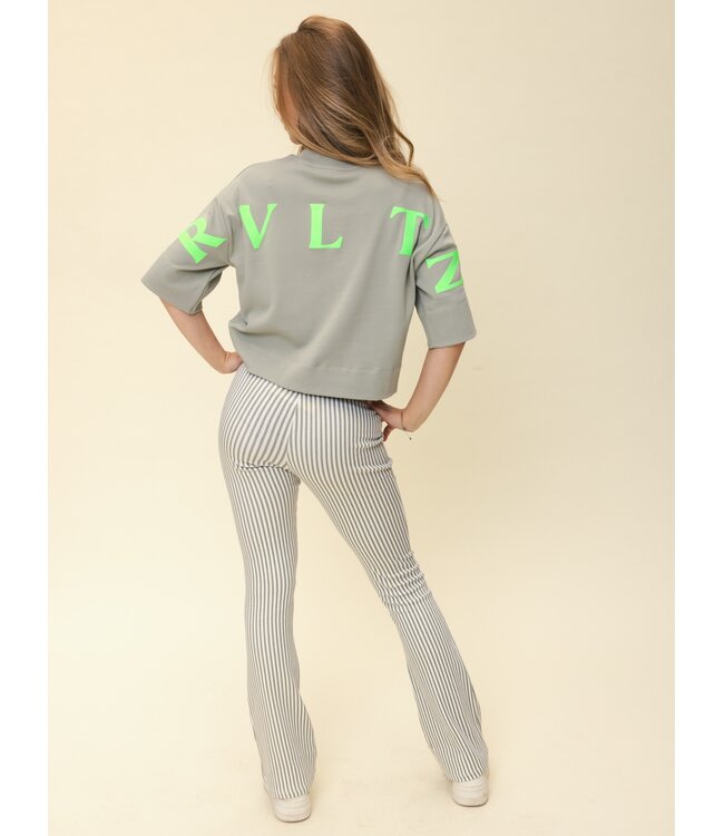 Sweat pants Flared streepje