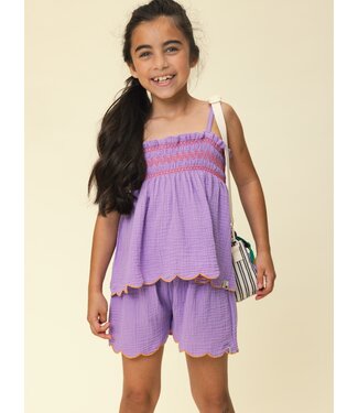 LOOXS Little Muslin Cotton Top Lilac