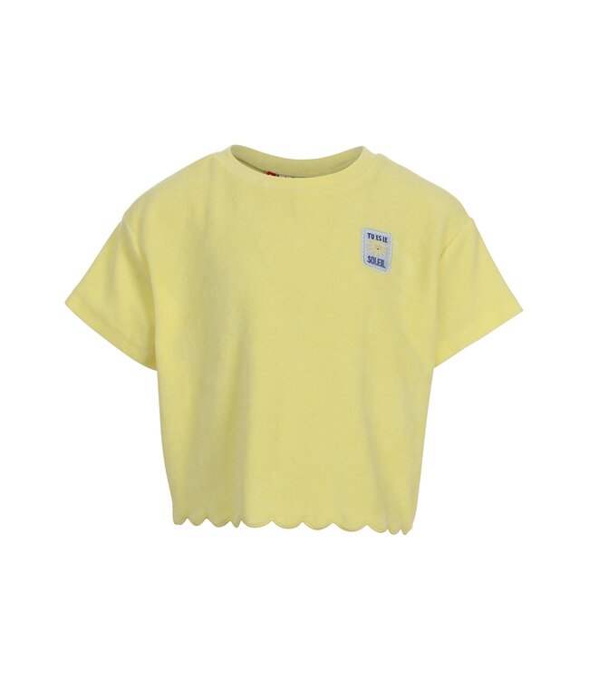 Frottee-Top Zitrone