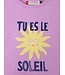 Cropped T-shirt Lila tu es le soleil