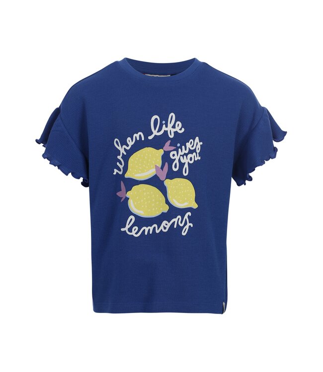 Jersey Waffle T-shirt Cobalt