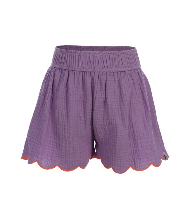 Muslin Cotton Shorts Lilac