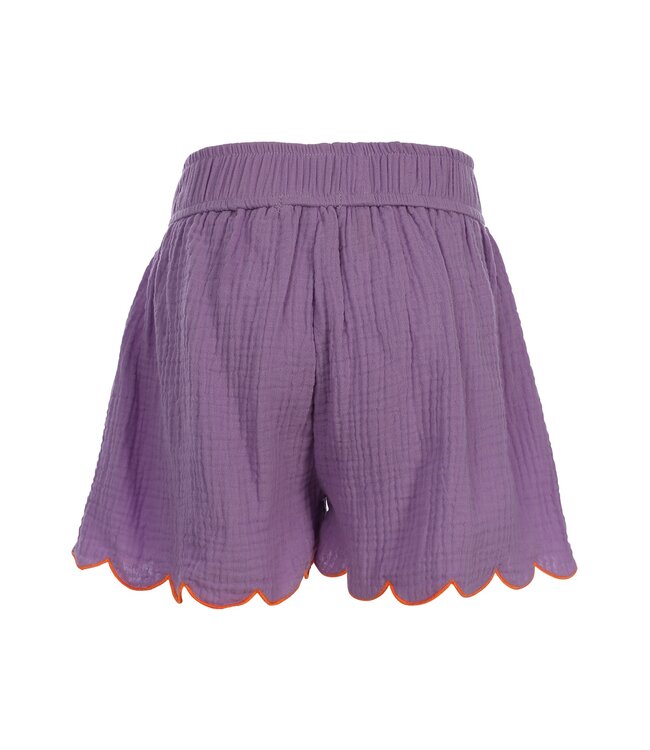 Musselin-Baumwollshorts Flieder