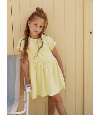 LOOXS Little Terrycloth Dress Lemon