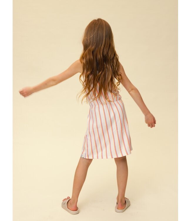 Sommerkleid mit Spaghettiträgern und Streifen