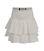 Jersey Skort Embroidered White
