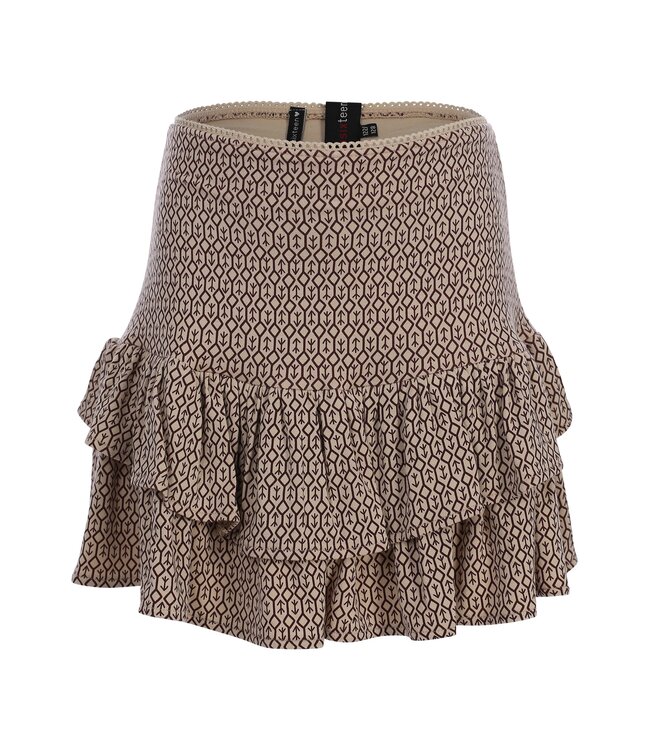 Skort Viscose jersey Bruin dessin