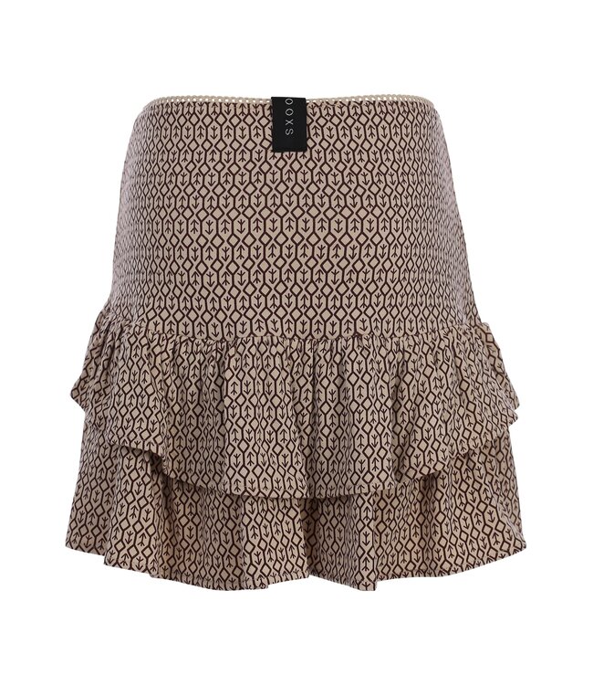 Skort Viscose jersey Bruin dessin