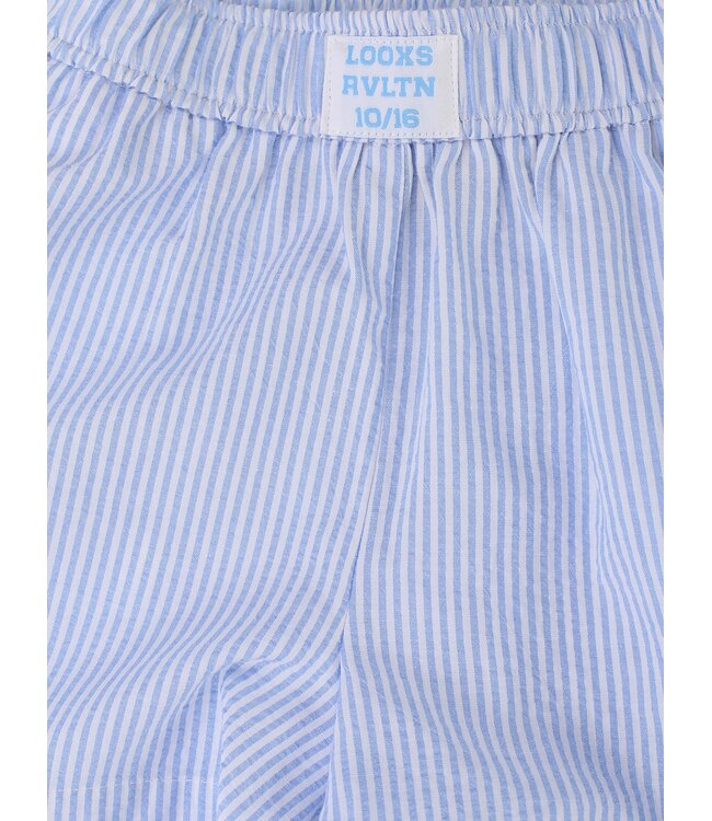 Short seersucker Blauw / Wit
