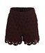 Short broderie katoen Choco Flower