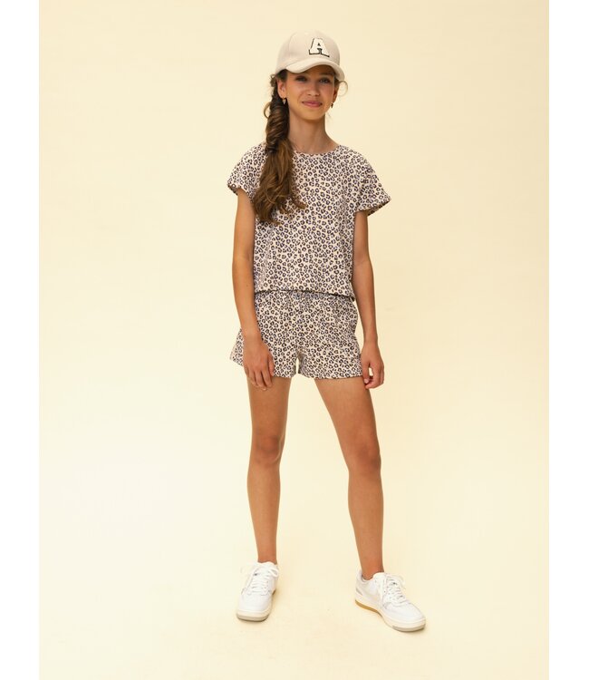 Sweat short Panther dessin